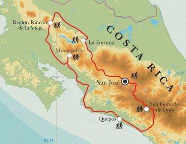 Route Costa Rica Wanderreise 15 Tage Route Costa Rica Wanderreise 15 Tage